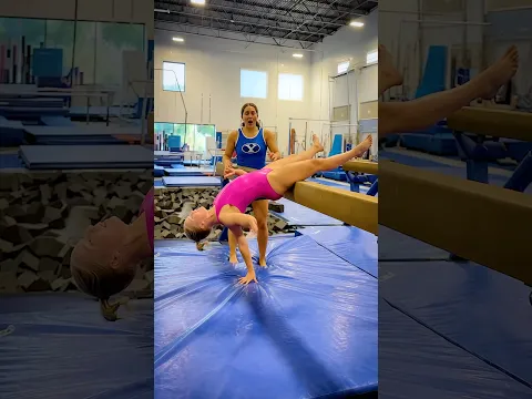 Gymnast Freezes Mid-Trick 😳