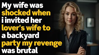 My Wife Was Shocked When I Invited Her Lover's Wife to a Backyard Party. Cheating Wife