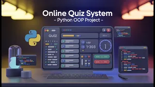 Online Quiz Management System using Python OOP Menu Driven Python projects for beginners