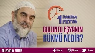 Buluntu eşyanın hükmü nedir?