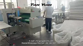 Mattress roll packing machine/mattress rolling machine/mattress packaging machine