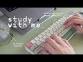 Download Lagu study with me 👩🏻‍💻 mechanical keyboard typing asmr (modded rk71) | 50 min real time, no midroll ads