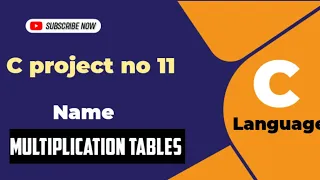 Multiplication tables making using by python python projects
