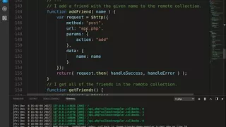 Using http service in angularjs to make ajax request