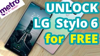 how to unlock LG Stylo 6