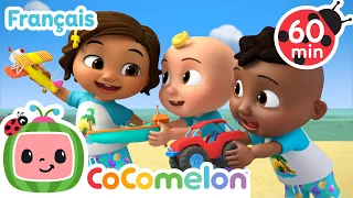 Les véhicules de la terre, de la mer et du ciel | CoComelon en Français | Chansons pour bébés