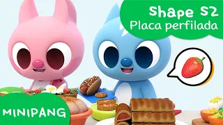 Aprende los formas con MINIPANG | Shape S2 | plato con forma🚩 | MINIPANG TV 3D Play