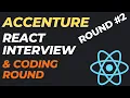 Accenture ReactJs Interview 2nd Round Selected ReactJs Javascript