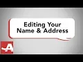 How to Edit Your Name Address and Add Seasonal Address on your AARP Account