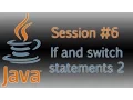 Java if and switch statments 2 Session 6 Arabic