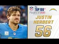 56 Justin Herbert QB Chargers Top 100 Players of 2025