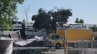 24 Pre Metrolink SB Line M366 arrives at El Monte ft refurbished new scheme bombardier