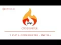 1 PHP CodeIgniter - Install