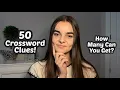 ASMR Crossword Clues 50 General Knowledge Trivia Questions