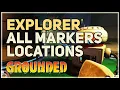 Grounded All Explorer Markers Locations