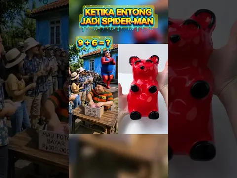 KETIKA LANANG PENGEN NONTON SPIDER-MAN #satisfying #lucu #asmr