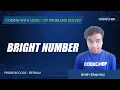 BRTNUM Bright Number Coding with Logic CP Problems Solved Cakewalk