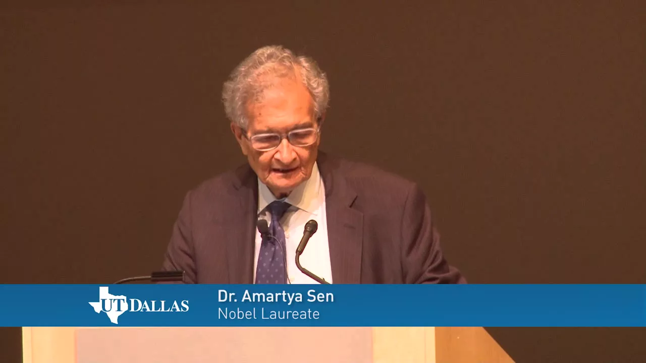 Dr. Amartya Sen - Women: Survival and Empowerment