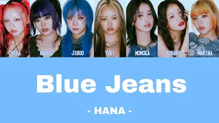 Blue Jeans HANA 歌詞 歌割り 和訳 意訳 カナルビ 