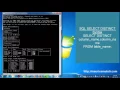 Structured Query Language Tutorial SQL Part 9 SELECT DISTINCT Statement Command Prompt Console