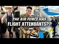 How I Became A Flight Attendant for the U S Air Force Applying to Retrain School Graduation