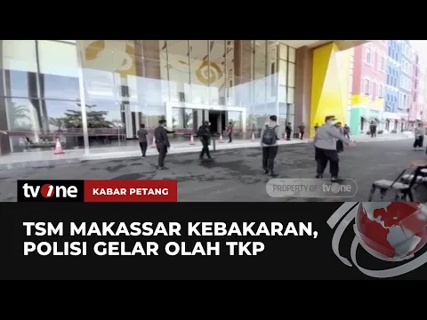 Polisi Gelar Olah TKP Kebakaran Trans Studio Mall Makassar