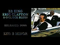 BB KING ~ ERIC CLAPTON Backing Track ~ 3 O'CLOCK BLUES ~ Key B Minor