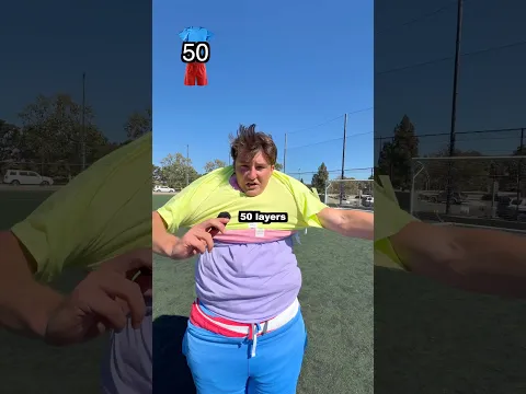 How many layers of clothes can I wear while attempting to score a goal! 😳 @gogosqueez