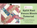 Split Rail Fence Quilt Block Tutorial - Beginner Friendly RebsFabStash