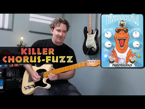 New Pedal: Fuzzrocious Tyrannochorus Fuzz + Chorus | Delicious Audio