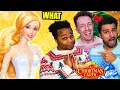 Grown Men Watch A Christmas BARBIE Movie Christmas Carol