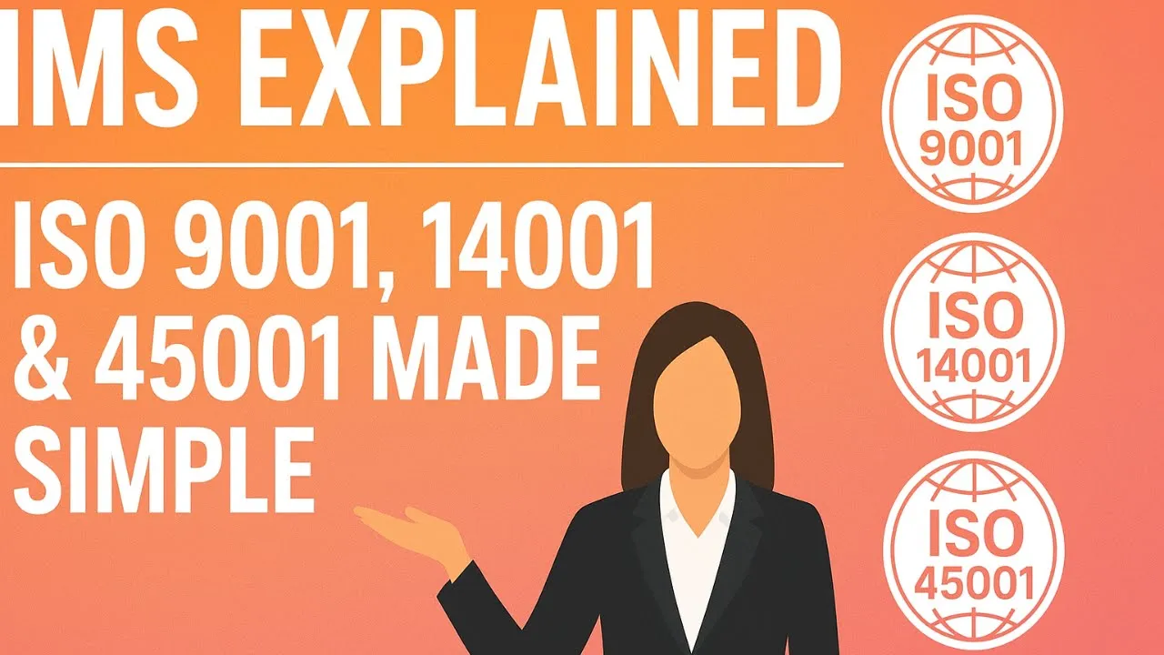 What Is IMS? Learn ISO 9001, 14001 & 45001 in One System | Integrated Management System Guide #ims