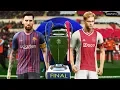 PES 2019 - AJAX vs BARCELONA - Final UEFA Champions League UCL - Messi vs De Jong