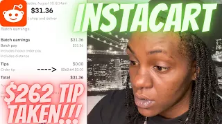 Instacart Shopper Reacts to Reddit Shoppers Huge Tip Taken Back