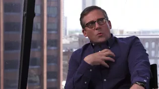 The Big Short Steve Carell Mark Baum Behind the Scenes Movie Interview ScreenSlam