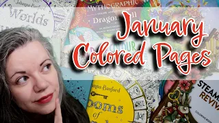 January 2026 Completed Coloring Pages