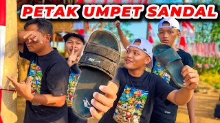SERUUUU !! MAIN PETAK UMPET SANDAL DI RUMAH-RUMAHAN 🩴🔥