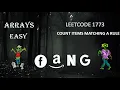 Count Items matching a Rule Leetcode 1773 Zero to FAANG DSA Bootcamp