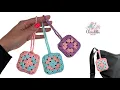 How to Make a Simple Granny Square Pouch - Easy Crochet Guide
