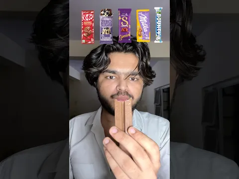 How To Eat Different Chocolates 🍫 With Me #asmr #chocolate #mukbang