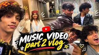 Music video part 2 🫪Behind the scenes 😂#yogeshrawat #yoganksha #vlog