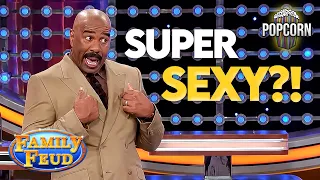Steve Harvey LOSES IT Over These SEXY Questions and Answers! | Family Feud