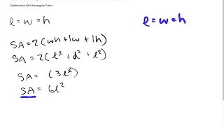 Optimization Of A Rectangular Prism