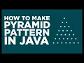 How to make Pyramid Pattern in java