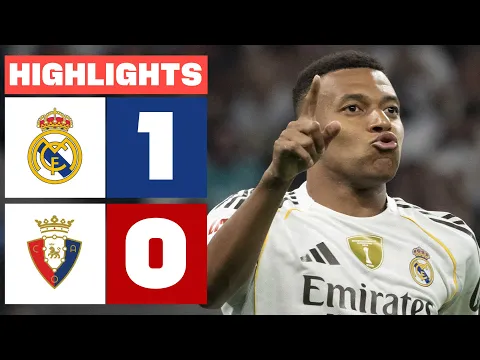 Video Thumbnail: REAL MADRID 1 - 0 CA OSASUNA | RESUMEN LALIGA EA SPORTS