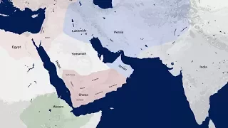 تاريخ شبه الجزيرة العربية في خريطة دندنها
