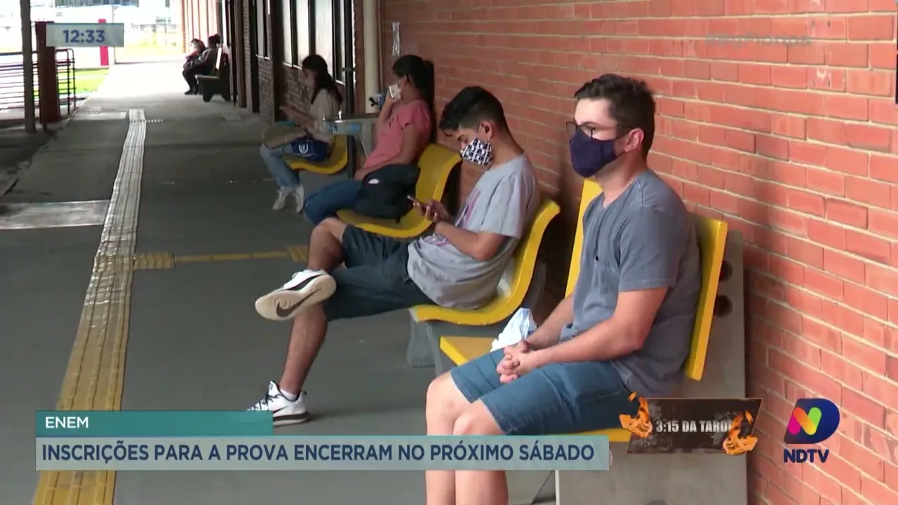 Enem: inscrições para a prova encerram no próximo sábado