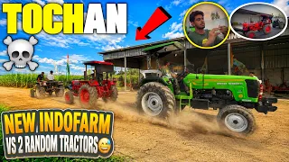 1 vs 2 Tachan: New indo farm  ने अकेले ही महिंद्रा और आयशर की हवा निकाल दी 🔥