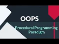 Object Oriented Programming IPU Engineering Sem 4 Procedural Programming Paradigm