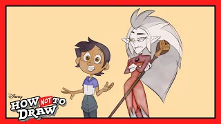 Luz From The Owl House Cartoon Comes to Life How NOT To Draw disneychannelanimation
